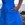Vestido largo de mikado azulón mod Nahir con tirante finito y espalda al aire con bolsillos y falda capeada - Imagen 1